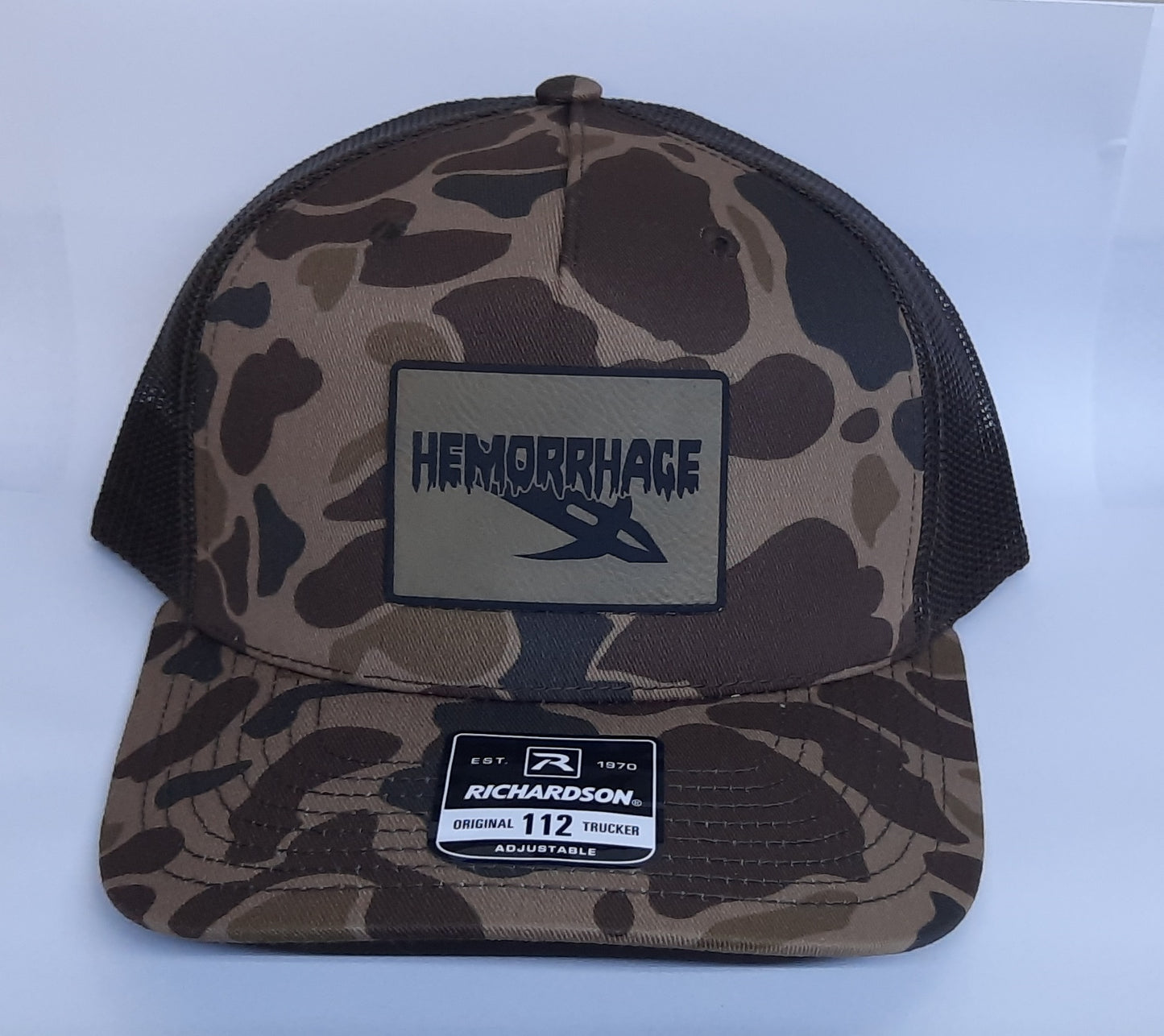 Black Flag Archery - Hemorrhage Richardson Mesh Back Hat - Brown Camo